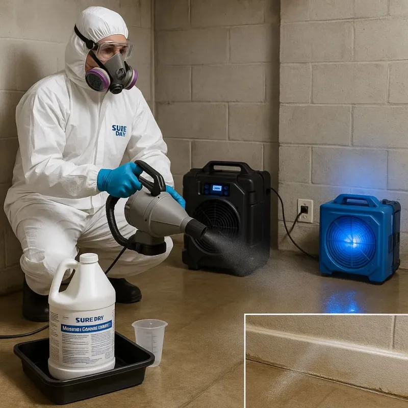 Sanitization and Odor Removal process in Whitewright, TX