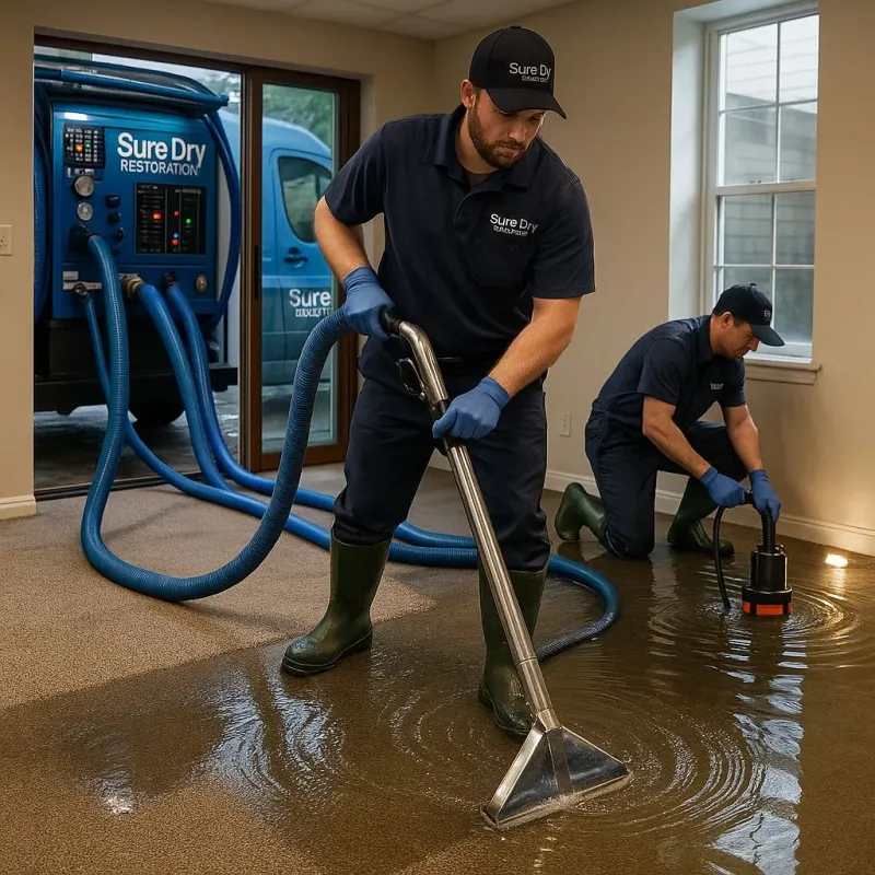Water Extraction and Removal process in Whitewright, TX